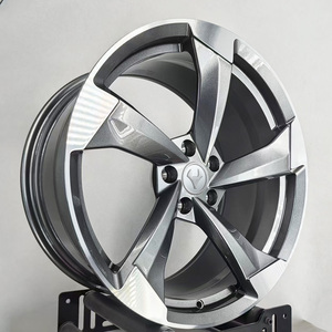 Grayfox ล้อเงินขัดเงา5*120 18 19 20 21 22นิ้ว5X114.3สำหรับ BMW F30 <span class=keywords><strong>Audi</strong></span> A4 B6 B7 S4 B9 C6 <span class=keywords><strong>C7</strong></span> A8 S-line - Product Image 3