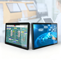 Ordinateur de contrôle industriel mural Yingtouch de 15 pouces avec écran tactile capacitif, rapport d'aspect 16:9, interfaces USB/DVI