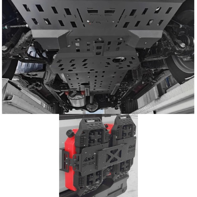 For BJ40 2024 Exterior Accessories Rear Tailgate DecorationTailgate License Plate Rear Tailgate Panel Chin Body Kit