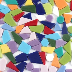 <span class=keywords><strong>Mosaïque</strong></span> de verre recyclé en vrac, irrégulière, pour projets d'artisanat et de décoration faits main - Product Image 3