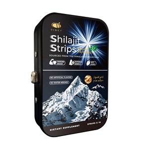 Tiras de Película Delgada Oral de Shilajit del Himalaya para Hombres Adultos, Potenciador del Rendimiento y Suplemento Energético - Product Image 6