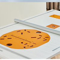 Banc de travail pliable portable 85x75x30cm avec table de fraisage, table de scie, station de travail multifonction 5-en-1 pour le travail du bois, facile à utiliser