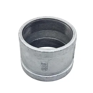 Casting iron fittings for electric power construction galvanized female thread socket coupling