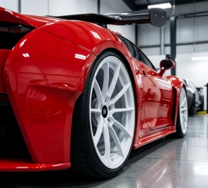 <span class=keywords><strong>Jantes</strong></span> de course automobile forgées sur mesure Happy Tiger, 18-24 pouces, légères, multi-branches, finition blanc brillant pour BMW, Benz, Audi, Tesla - Product Image 3