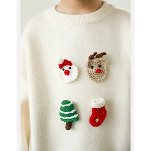 Vente en gros <span class=keywords><strong>Pull</strong></span> <span class=keywords><strong>de</strong></span> Noël laid pour bébé d'hiver <span class=keywords><strong>Pull</strong></span> pour enfants en tricot épais unisexe pour fille et garçons Haut <span class=keywords><strong>de</strong></span> <span class=keywords><strong>pull</strong></span> pour bébé garçon - Product Image 4