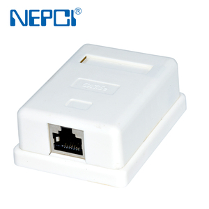 Đức cổng kép che chắn Bề mặt gắn kết Mạng cat5e hộp XJY-GM-47 Wall <span class=keywords><strong>Mount</strong></span> Internet Cat6 <span class=keywords><strong>RJ45</strong></span> ổ cắm hộp STP - Product Image 6