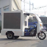 SINOSWAN SR20 Mini tricycle publicitaire LED avec écran LED à trois côtés pour le viliage et l'utilisation de la croisade dans les petites églises