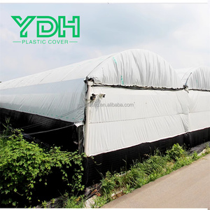 Film en polyéthylène LDPE noir et blanc, rouleau de bâche plastique, largeur max. 24 m, bâche de protection pour <span class=keywords><strong>ensilage</strong></span>, film plastique pour serre - Product Image 4