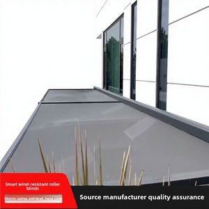 <span class=keywords><strong>Persiana</strong></span> enrollable eléctrica inteligente de vidrio, a prueba de viento, parasol para balcón, aislamiento exterior, protección solar, secado al aire, venta al por mayor - Product Image 2