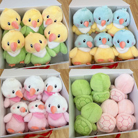 Fabrieksgroothandel Zachte PP Katoenen Vulling 8 inch Fruit Klauwautomaat Gevulde Poppen Kinder Cartoon Dieren Pluche Speelgoed