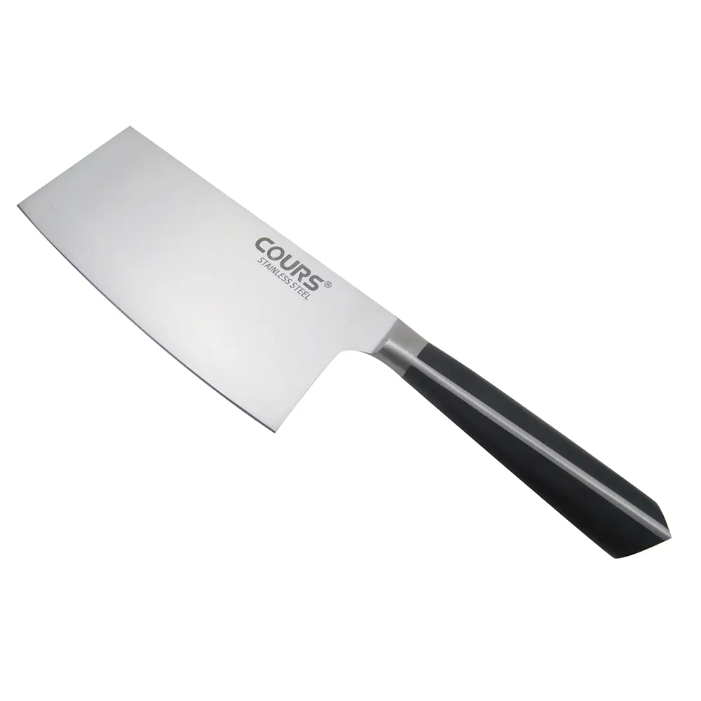 7-Inch Cleaver Chopper Knife Full Tang Double Forged Handle Kitchen Knife
