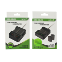 Support de charge 2-en-1 d'usine avec batterie externe en plastique pour manette Xbox Series X