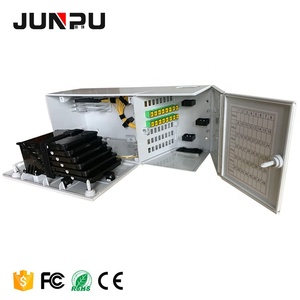 48 lõi sợi quang Hộp nối PC + ABS tường IP55 có thể cài đặt 6 1x8 PLC Splitter - Product Image 2