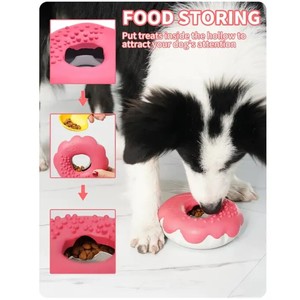 Juguete para Perros en Forma de Donut: Duradero y Resistente a Mordidas, de Caucho Natural para Limpieza Dental, para Corgis, Border Collies y Otras Razas Grandes - Product Image 4