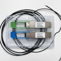 Nouveau module fibre optique QSFP-100G-40KM BIDI à fibre unique, compatible avec les grandes marques d'équipements (paire)