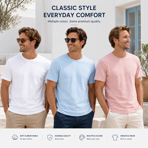 Vente en gros de t-shirts d'été personnalisés pour hommes, col rond, coton, 250 grammes, léger, respirant, cadeau promotionnel, chemises de travail OEM ODM - Product Image 3
