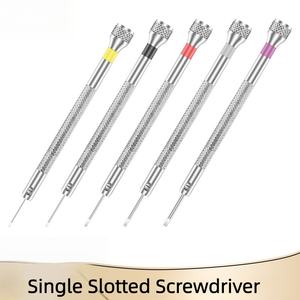 Destornillador <span class=keywords><strong>de</strong></span> <span class=keywords><strong>Precisión</strong></span> para Relojes, Mini Destornillador <span class=keywords><strong>de</strong></span> Cabeza Plana Ranurada para Desmontar Correas <span class=keywords><strong>de</strong></span> Relojes, Herramienta <span class=keywords><strong>de</strong></span> Reparación OEM, Kit <span class=keywords><strong>de</strong></span> Mantenimiento para Relojeros - Product Image 2