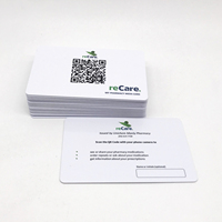 Carte de fidélité personnalisée en PVC CR80 avec code-barres et code QR pour les programmes de fidélisation