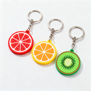 Llavero Promocional de Goma Suave con Forma de Fruta para Campaña de Marketing de Verano con Impresión de Logotipo Personalizado y Oferta de MOQ Bajo - Product Image 6