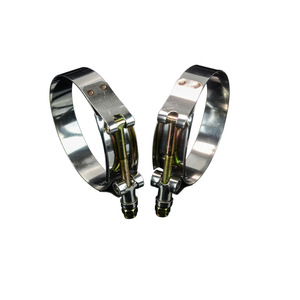 Stainless Steel 304T Exhaust Pipe <b>Clamp</b> 2.75 Inch 73-81mm Heavy Duty For Silicone Turbine Hoses - Product Image 2