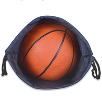 Sac à dos à cordon en polyester de sport de haute qualité Sacs de sport étanches Sacs à dos à cordon avec logo personnalisé