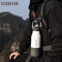 Thermos isotherme portable en acier inoxydable de 700 ml (24 oz) – Garde au chaud et au froid 12h, sans BPA, compatible eau bouillante, idéal pour le camping en extérieur