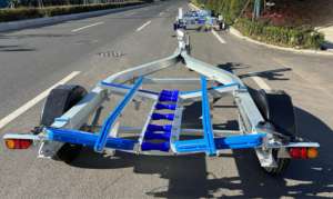 <span class=keywords><strong>Remorque</strong></span> de <span class=keywords><strong>bateau</strong></span> en aluminium de couchettes en poly à essieu unique de 15 pieds avec VIN et DOT - Product Image 4