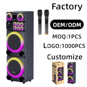 BA-L2151 Altavoz Inalámbrico Portátil de Diseño Personalizado de Fábrica con Micrófono Dual y Bajos Estéreo para Fiestas al Aire Libre y Eventos en Casa - Product Image 1