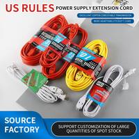 Câble d'extension 110V US en gros avec prises 2 broches en matériau CCA – Câble d'alimentation économique pour l'Amérique du Sud