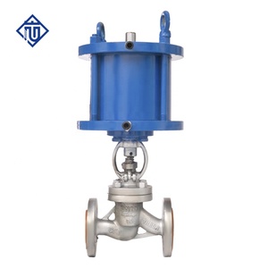 Válvula de Globo Neumática de Acero Inoxidable con Brida para Sistemas de Petróleo J641H-16C/P, Válvula de Globo de Accionamiento Neumático que Permite una Reparación Rápida - Product Image 5