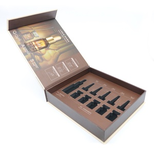 Essential Oil Packaging Set <b>Paper</b> Box Rigid Thick <b>Paper</b> Box Hinged Magnetic Lid Foldable <b>Cardboard</b> Box - Product Image 3