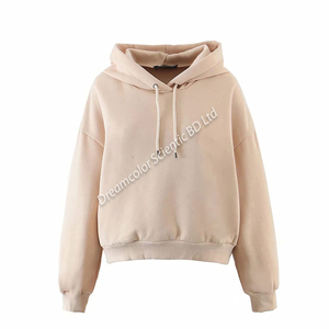 Sudaderas con capucha negras pesadas de lana con logotipo personalizado de moda de manga larga, Sudadera con capucha para mujer de alta calidad en blanco Unisex de gran tamaño de Bangladesh - Product Image 1