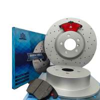 Rotor de disco de freno delantero ventilado certificado ISO9001 Compatible con BMW F30 Toyota Camry BMW M4 M5 KIA Renault modelos de coche trasero