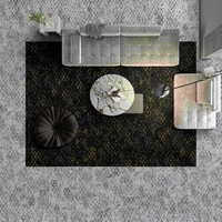 Moquette tuftée en boucle Milliken Manufactory, personnalisée pour bureaux commerciaux, surface en nylon, support en PVC