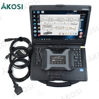 Outil de diagnostic Super MB Pro M6+ - Pack complet pour outil de diagnostic Benz - Prise en charge pour BMW Aicoder et E-SYS+CF53 Laptop
