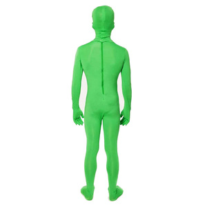 Meilleures ventes transfrontalières : Ensemble de costumes pour enfants en soie, modèle <span class=keywords><strong>Extraterrestre</strong></span> Vert Mince, pour spectacle de scène, thème ET et Aliens - Product Image 3