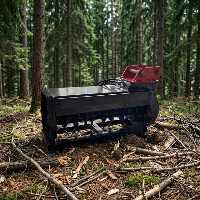 Durable Reinforced Hydraulic Flail Mower for 1-20 Ton Excavators, Landscaping & Clearing