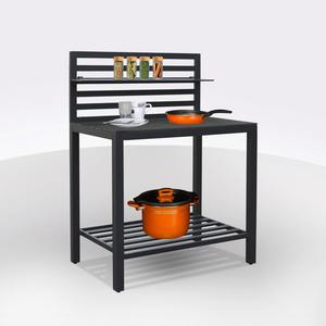 ELEMENTO DE COCINA PARA EXTERIOR 90X60 H.126 NEGRO - Product Image 1