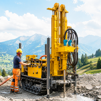 Meilleur Prix CE – Nouvelle Machine de Forage Hydraulique Tout-Terrain sur Chenilles pour Puits d'Eau, Profondeur 300m, Portable