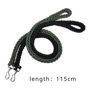 Laisse de grand <span class=keywords><strong>chien</strong></span> tressée en nylon robuste boucle de corde de traction durable solide <span class=keywords><strong>pour</strong></span> les longes tricotées à la main de chiens de taille moyenne - Product Image 3