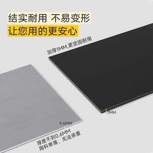 Support d'écran OuShouMei à double niveau en acier carbone avec tiroir pour ordinateur de bureau - Product Image 4