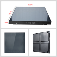Magnetischer 3D-Panel-LED-Tanzboden für KTV DJ Stage Disco Club mit Light DMX512 Control Glass Body Parties Performances