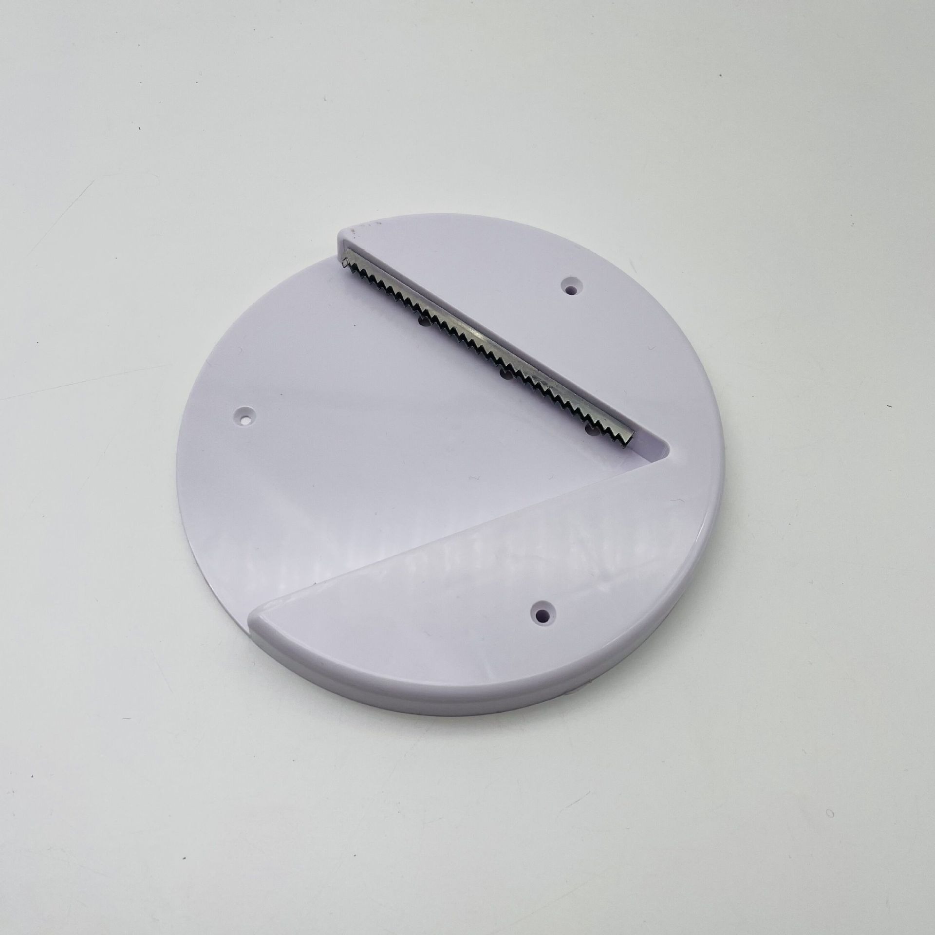 White with 3 holes  OPP packing