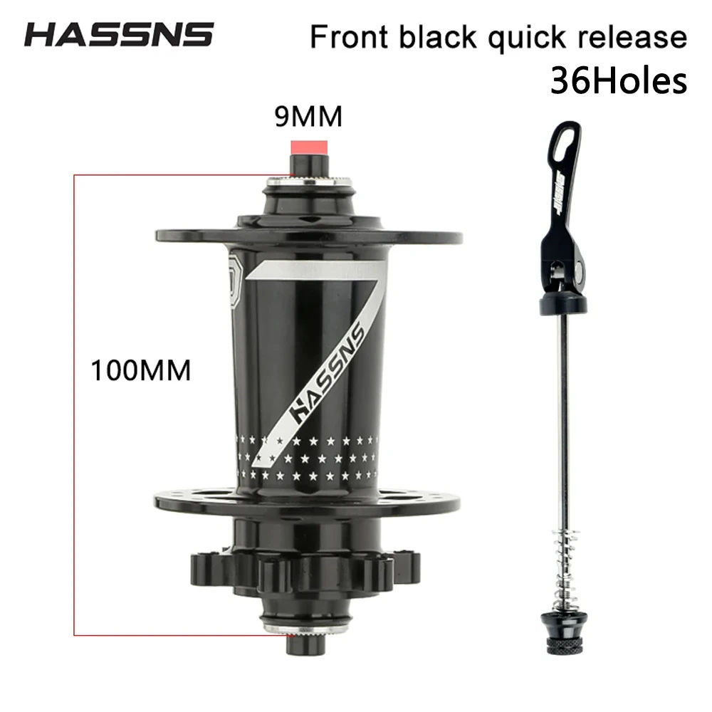 Negro PRO7 delantero 36 agujeros