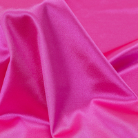 Tela de Spandex de poliéster satinado de Color sólido, lujosa tela de 160CM de ancho para decoración elegante de boda y disfraces de escenario