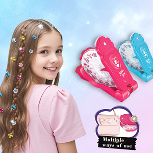 <span class=keywords><strong>Kit</strong></span> de fabrication de bijoux fantaisie DIY, créez votre propre bandeau tendance, accessoires pour cheveux pour filles, jouets en plastique pour enfants, art créatif - Product Image 4