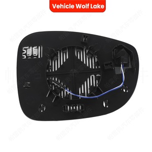 Cristal de Espejo Lateral Izquierdo y Derecho para Chrysler Pacifica Voyager 2017-22, Repuesto Plateado de ABS, Piezas de Espejo Retrovisor - Product Image 4