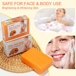 ELAIMEI parlatma Papaya sabunu orijinal kojik asit sabunu koyu lekeler pigmentasyon izleri azaltmak kojik asit beyazlatma sabunu - Product Image 5
