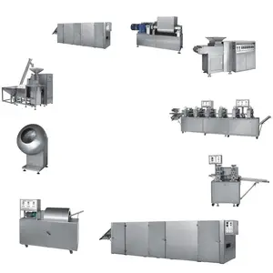 Ball Shape Bubble Gum Production Line Chewing Gum Making Machine Bubble Gum Extruder