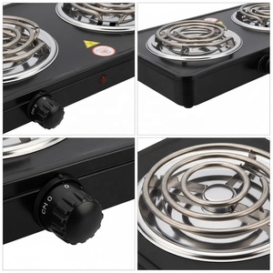 <span class=keywords><strong>Plaque</strong></span> Chauffante Professionnelle à Double Brûleur Électrique, 2000W, Bobine Double, en Tôle Galvanisée, Idéale pour la Cuisine Domestique - Product Image 4